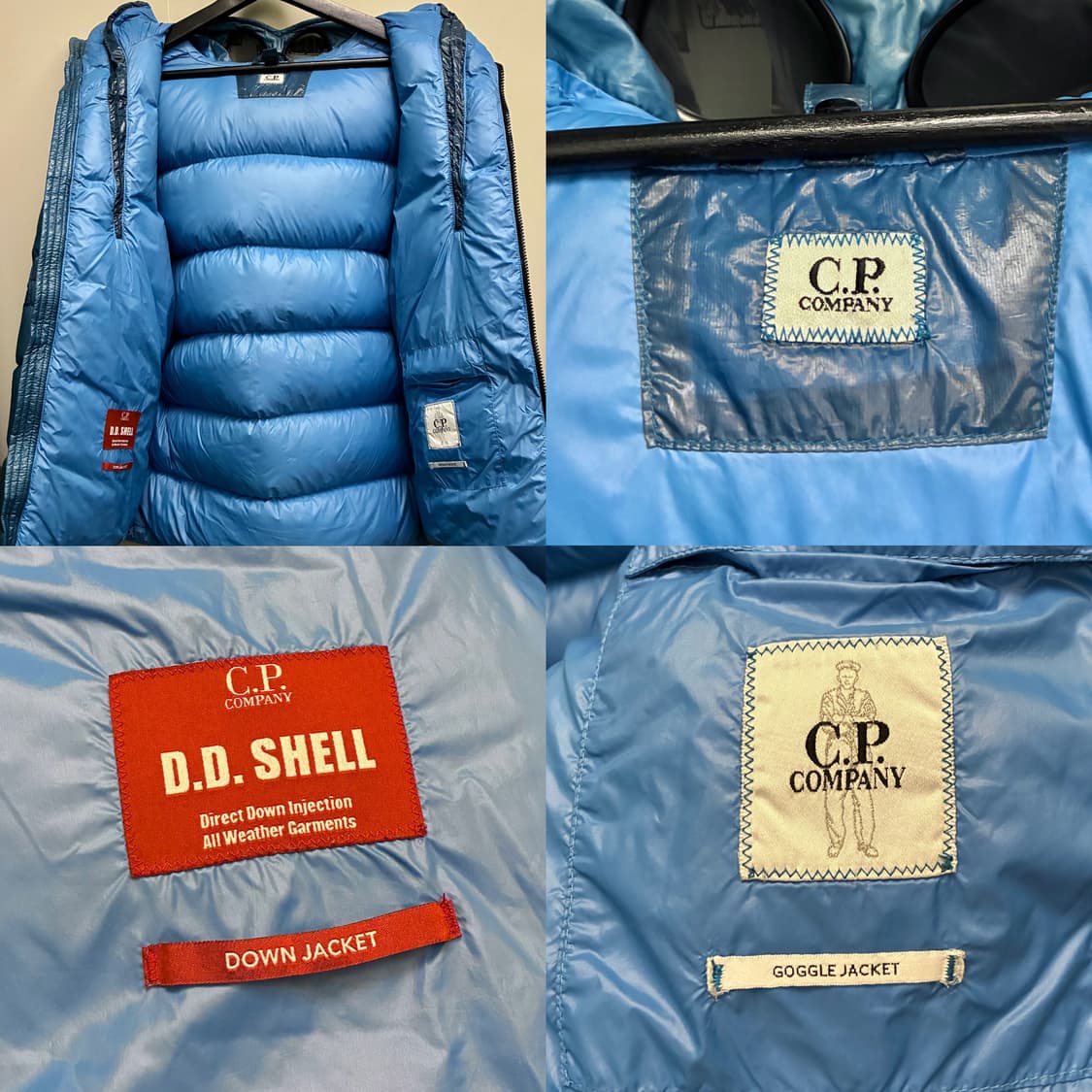 (100)19FW CP컴퍼니 D.D 쉘 푸퍼 고글 다운 패딩점퍼 상품이미지9