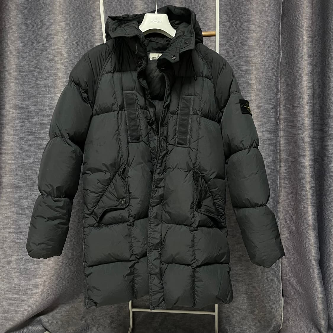 스톤아일랜드 크링클랩스 롱패딩 S 백화점판 상품이미지1