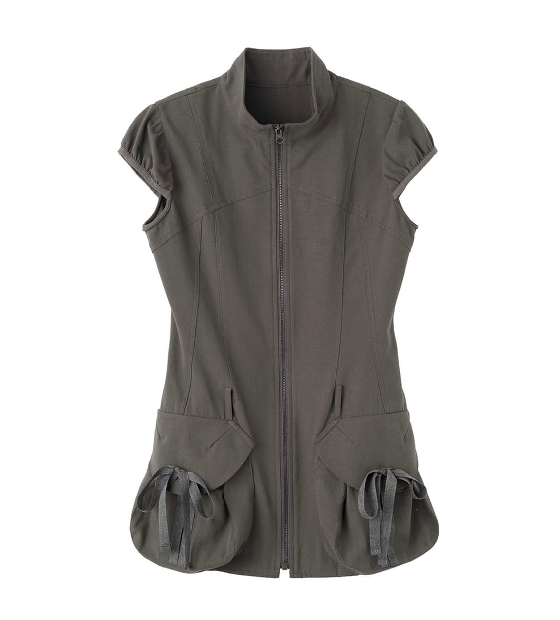 스컬프터 Cargo Zip-Up Dress Charcol  상품이미지1