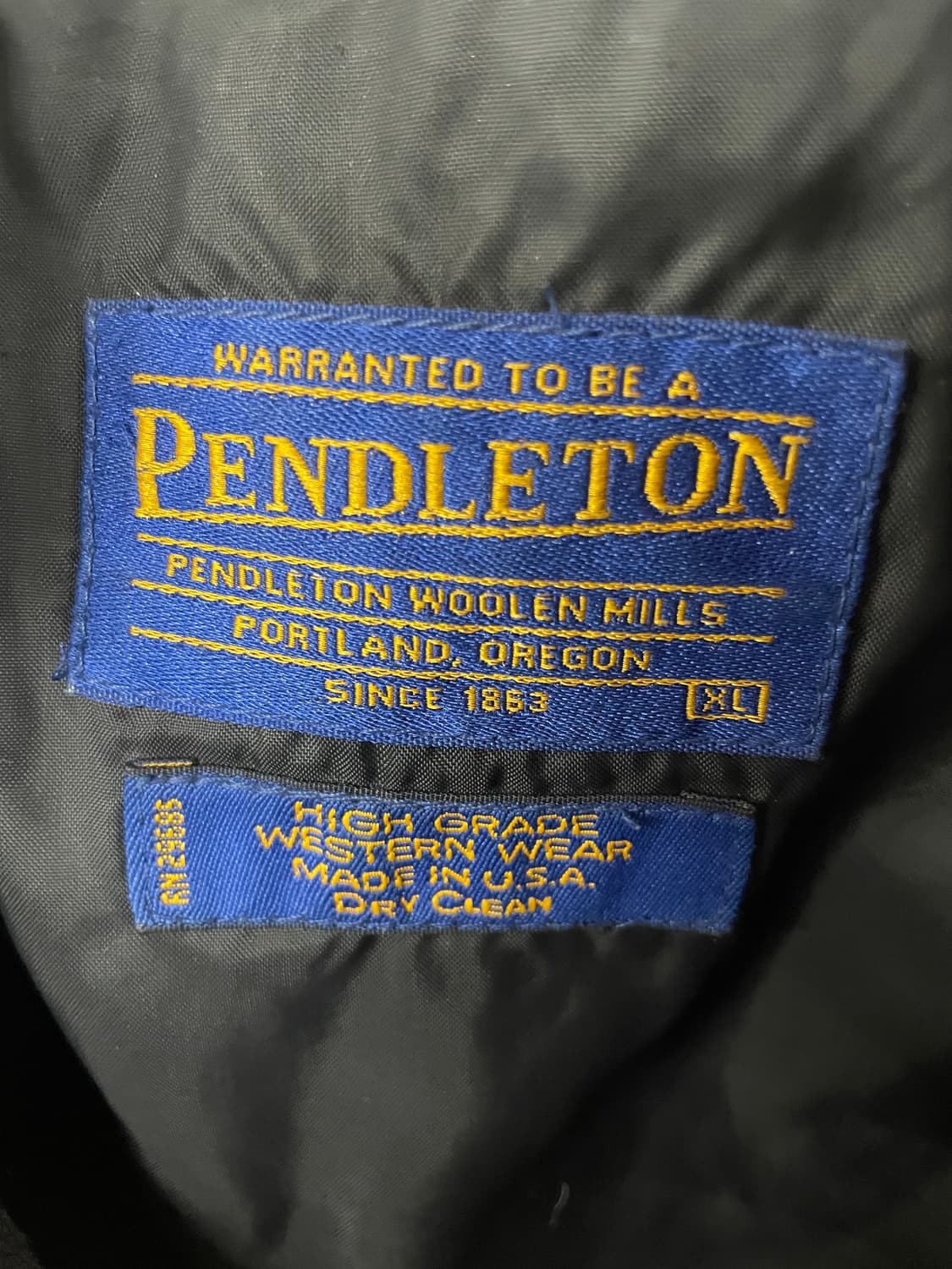 90s 펜들턴 울 블루종 자켓 상품이미지10