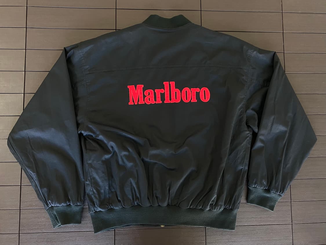 (L) 90s 빈티지 말보로 리버시블 봄버 자켓 상품이미지1