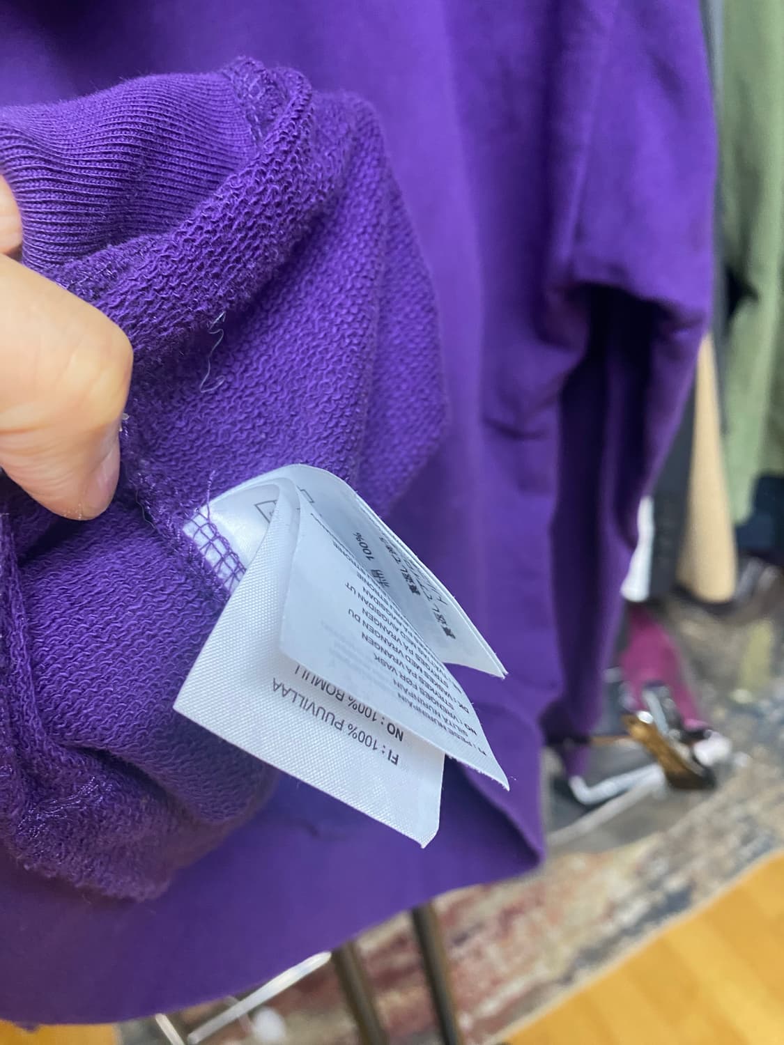 칼하트 퍼플 후드티  상품이미지5