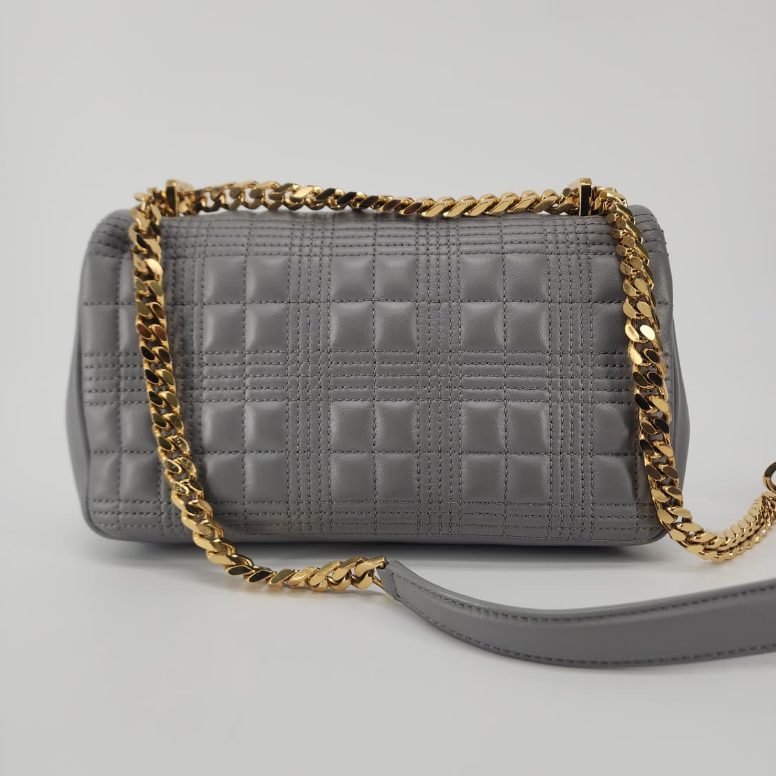 초민트급 버버리 스몰 롤라백 체인 숄더백 그레이 금장 상품이미지7