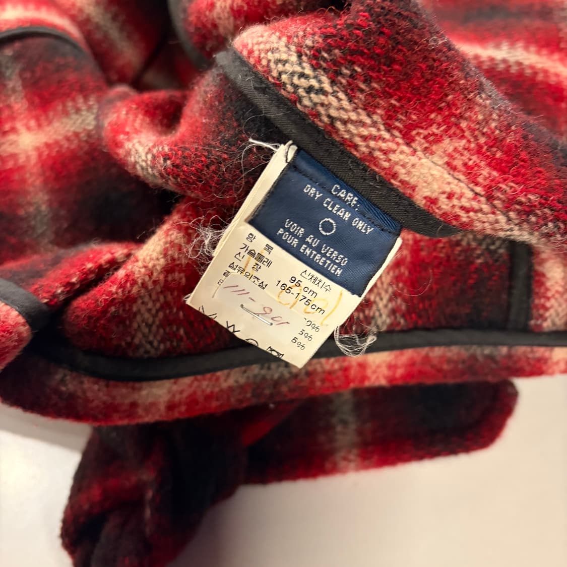 [M] 폴로랄프로렌 레드 타탄 체크 벨티드 코트 C988 상품이미지7