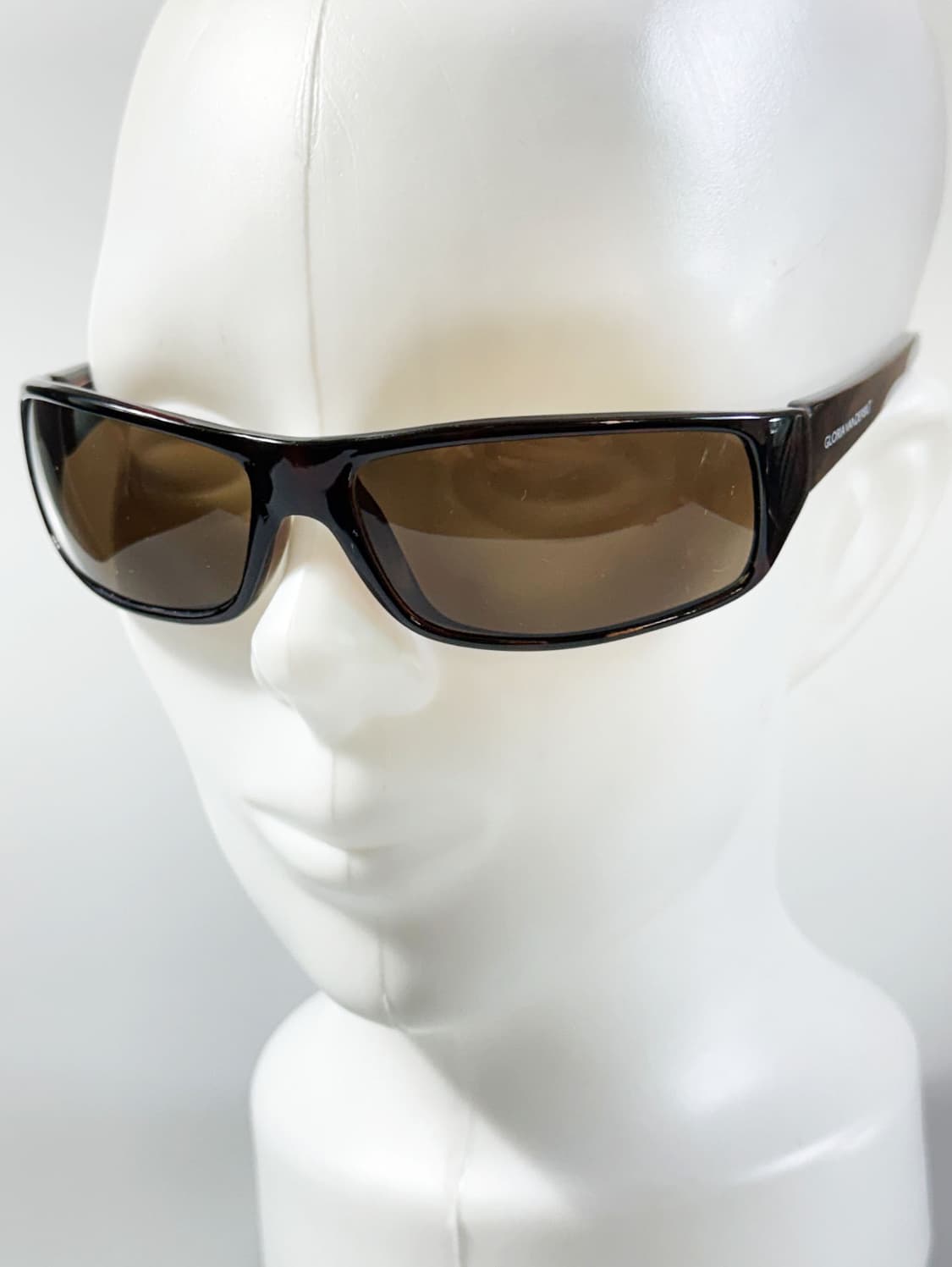 90s GLORIA VANDERBILT 토터스쉘 스퀘어 빈티지 선글라스 상품이미지8