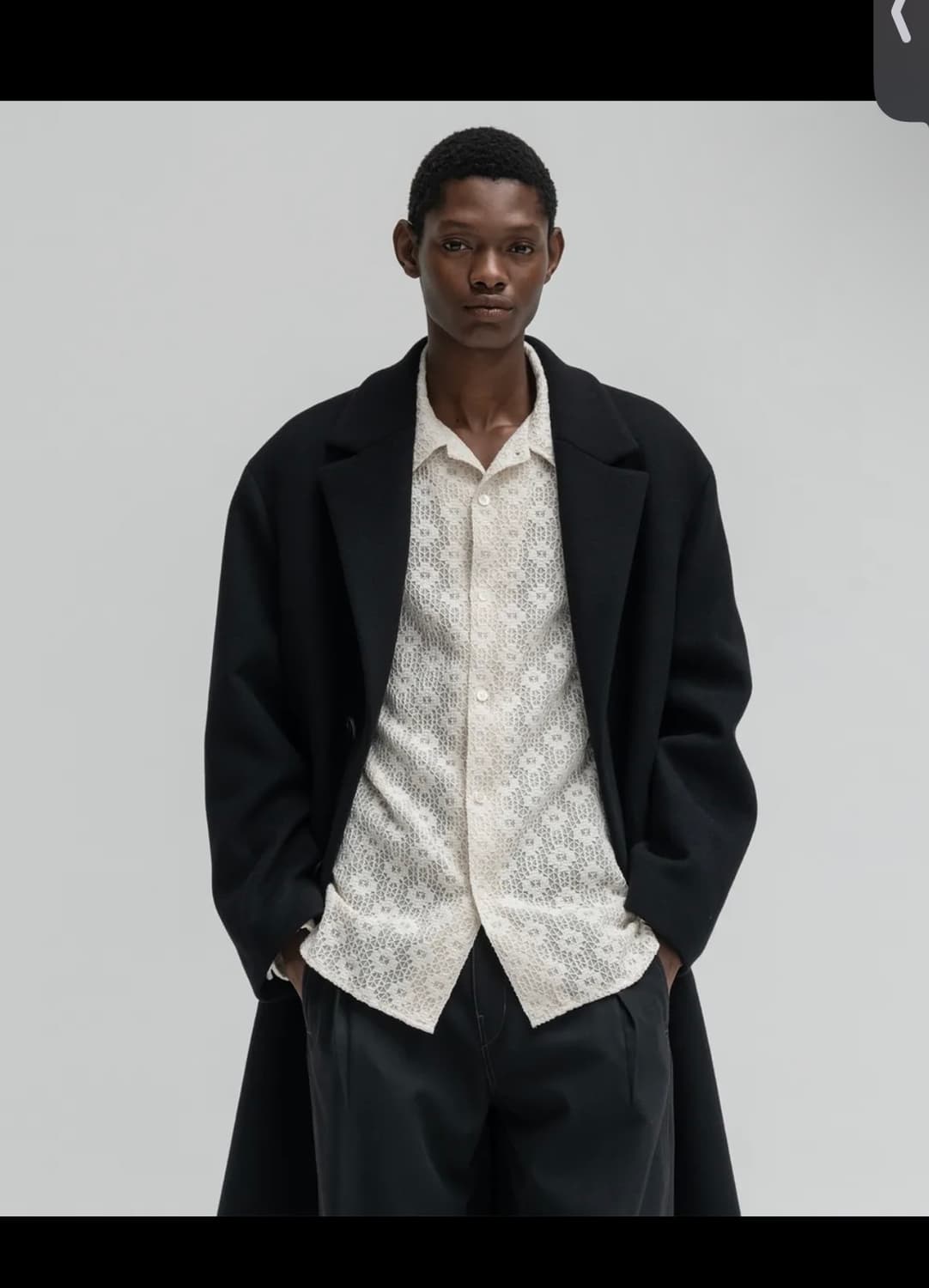 [L] 인사일런스 MTR 오버사이즈 싱글 코트 상품이미지2