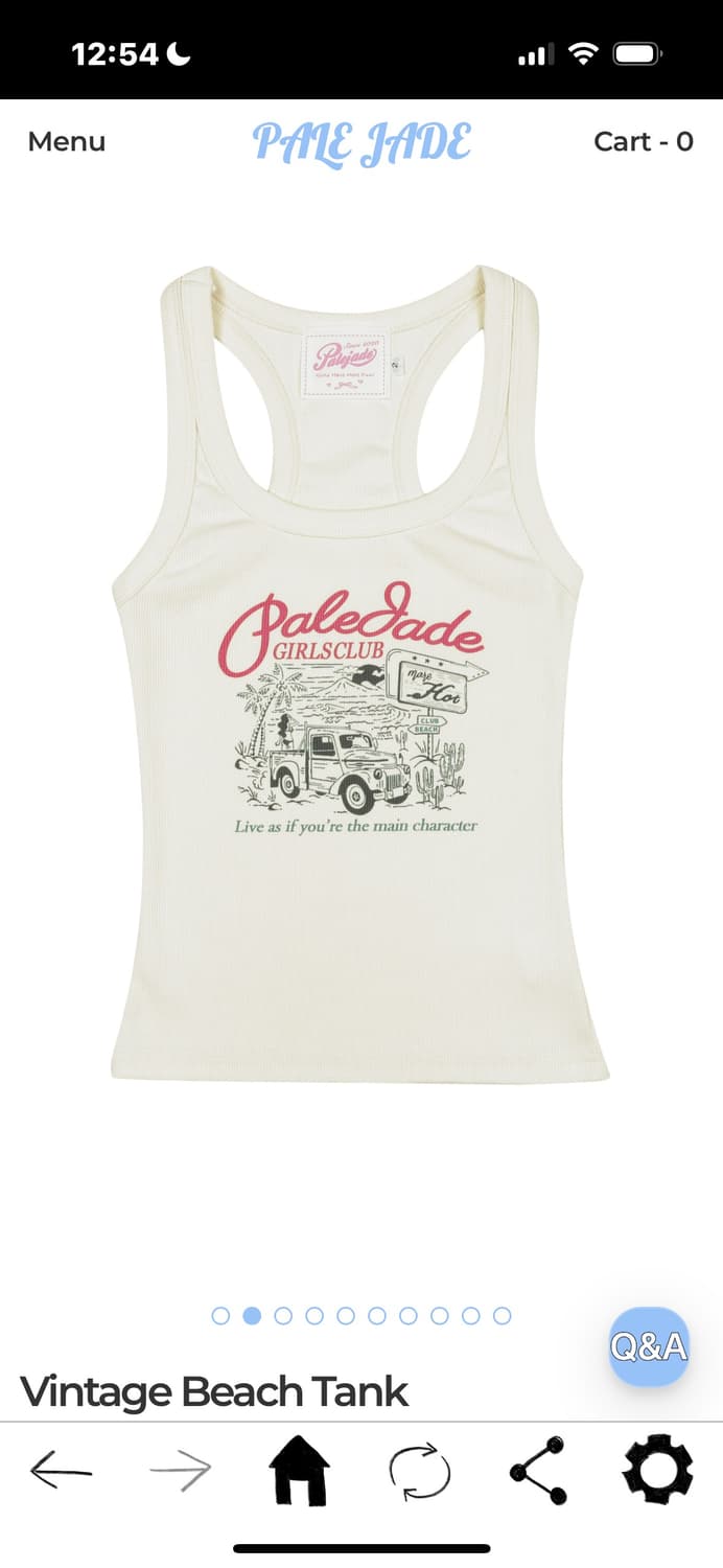 페일제이드 vintage beach tank 상품이미지1