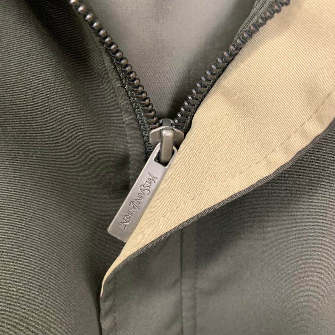 90s 입생로랑 아카이브 카키 스윙톱 바람막이 자켓 상품이미지5