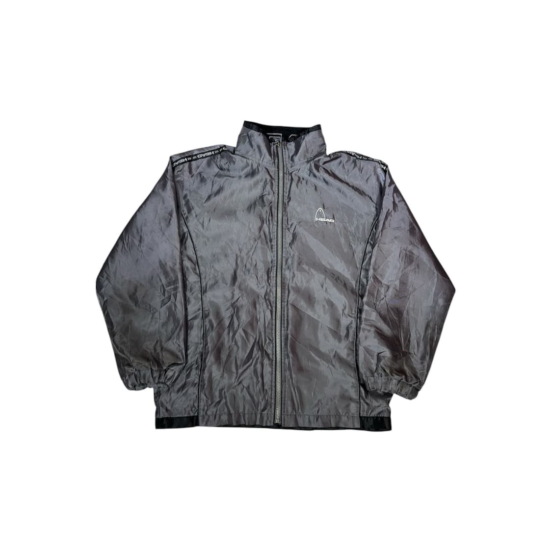 헤드 그레이 로고 사이드 라인 바람막이 자켓 상품이미지5