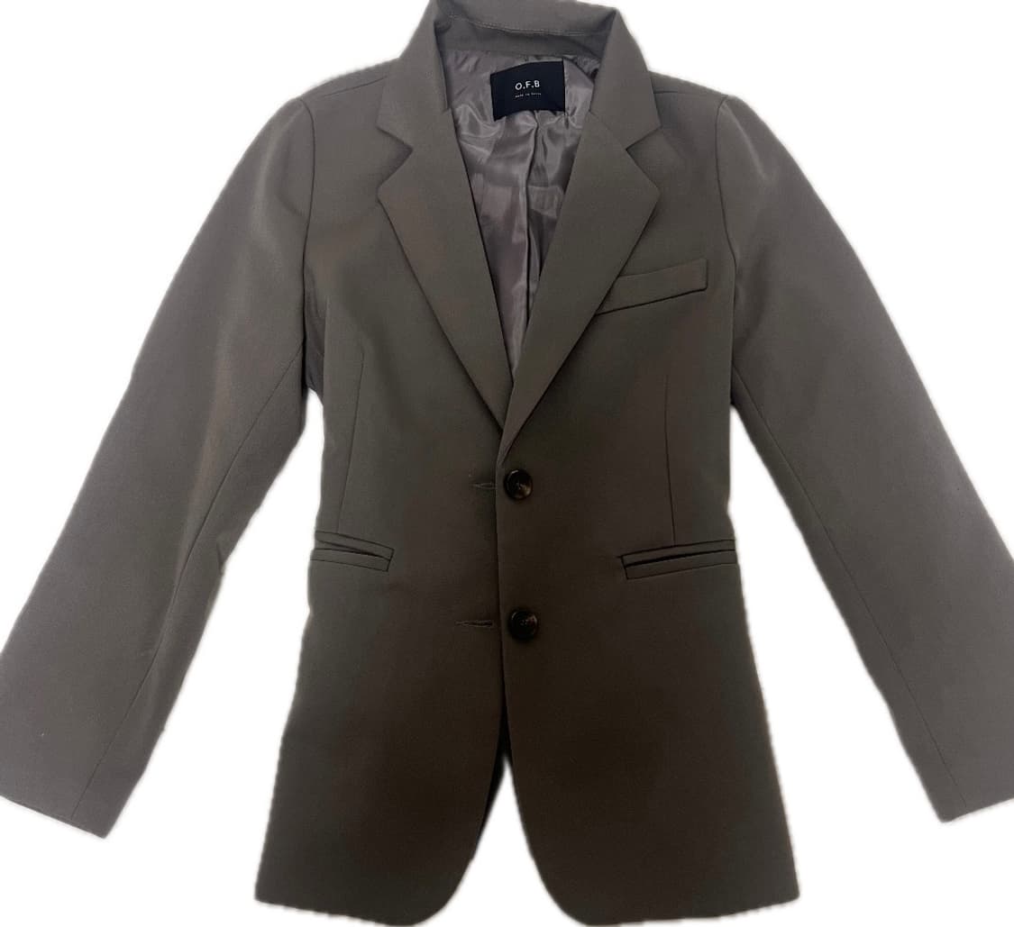 빈티지 베이직 자켓 모카색 상품이미지1