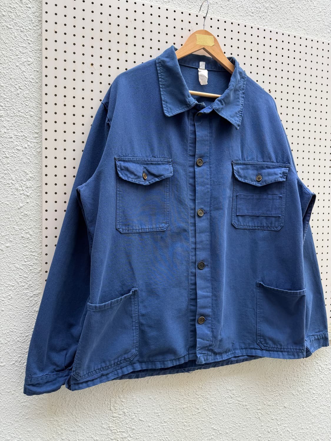 WASHED BLUE BELTED 4 POCKET 빈티지 프렌치워크자켓 상품이미지5