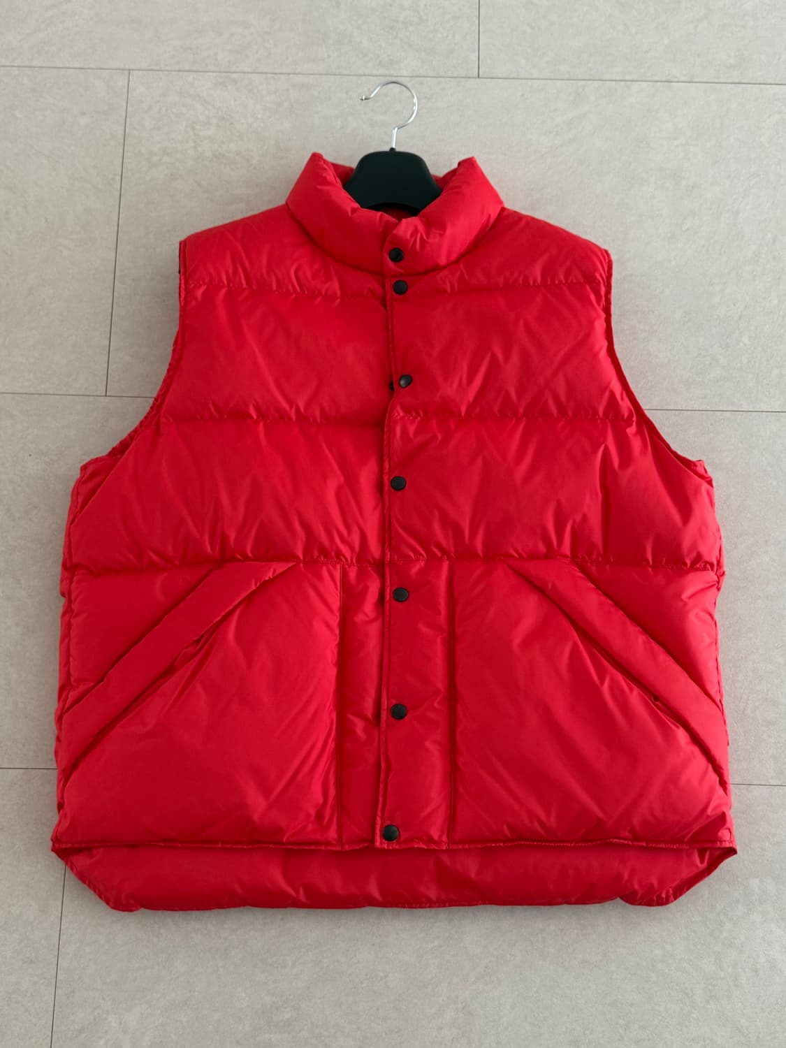 블랙아웃 구스다운 베스트 패딩조끼 XL 상품이미지1