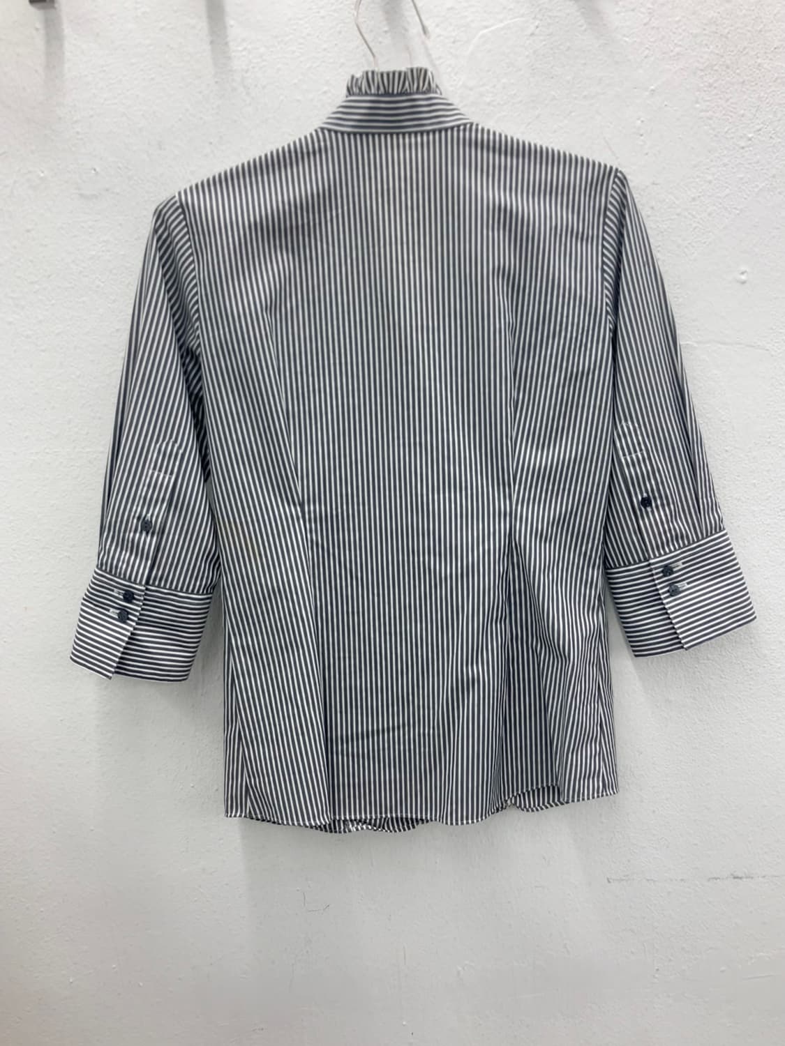 스트라이프 러플 블라우스 상품이미지5