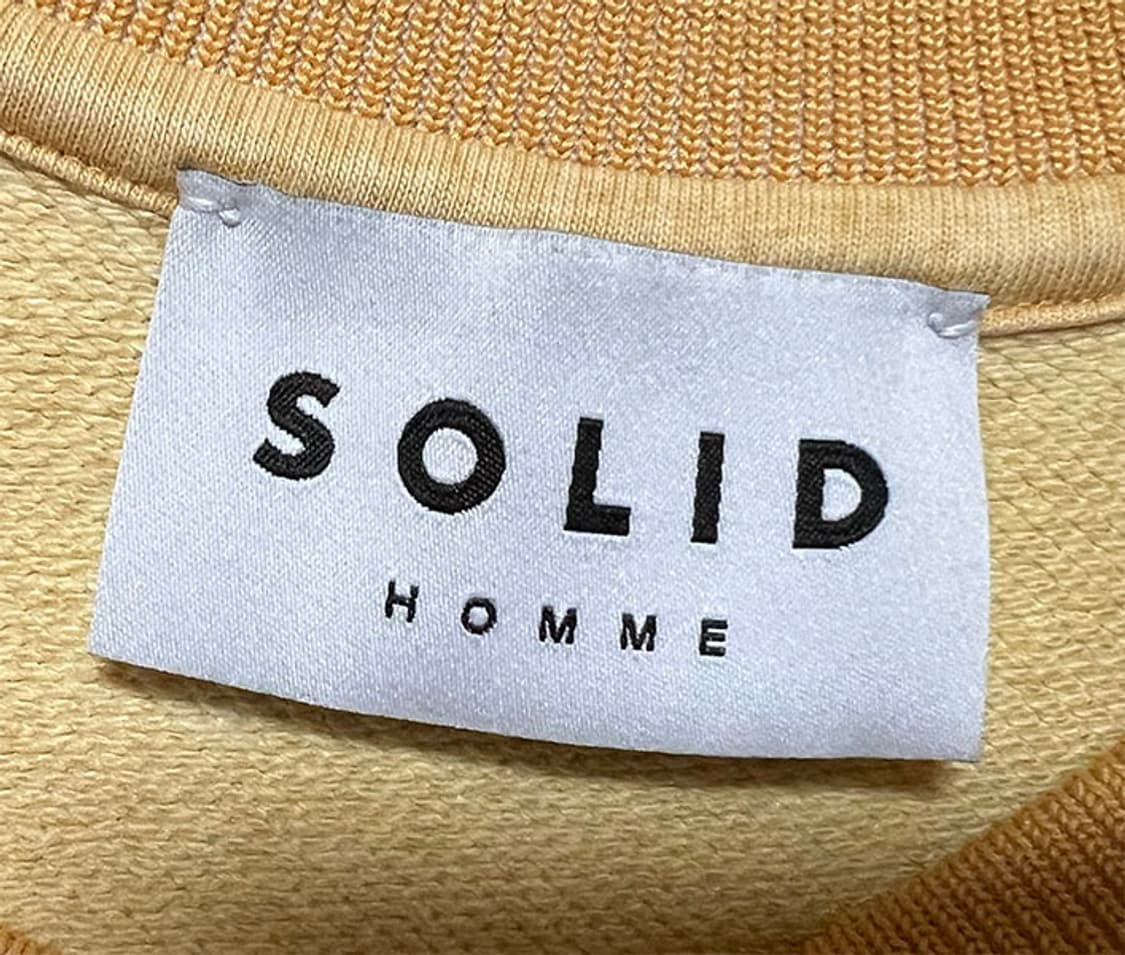 솔리드옴므 남자 맨투맨 피그먼트 오버핏 100-105  상품이미지4