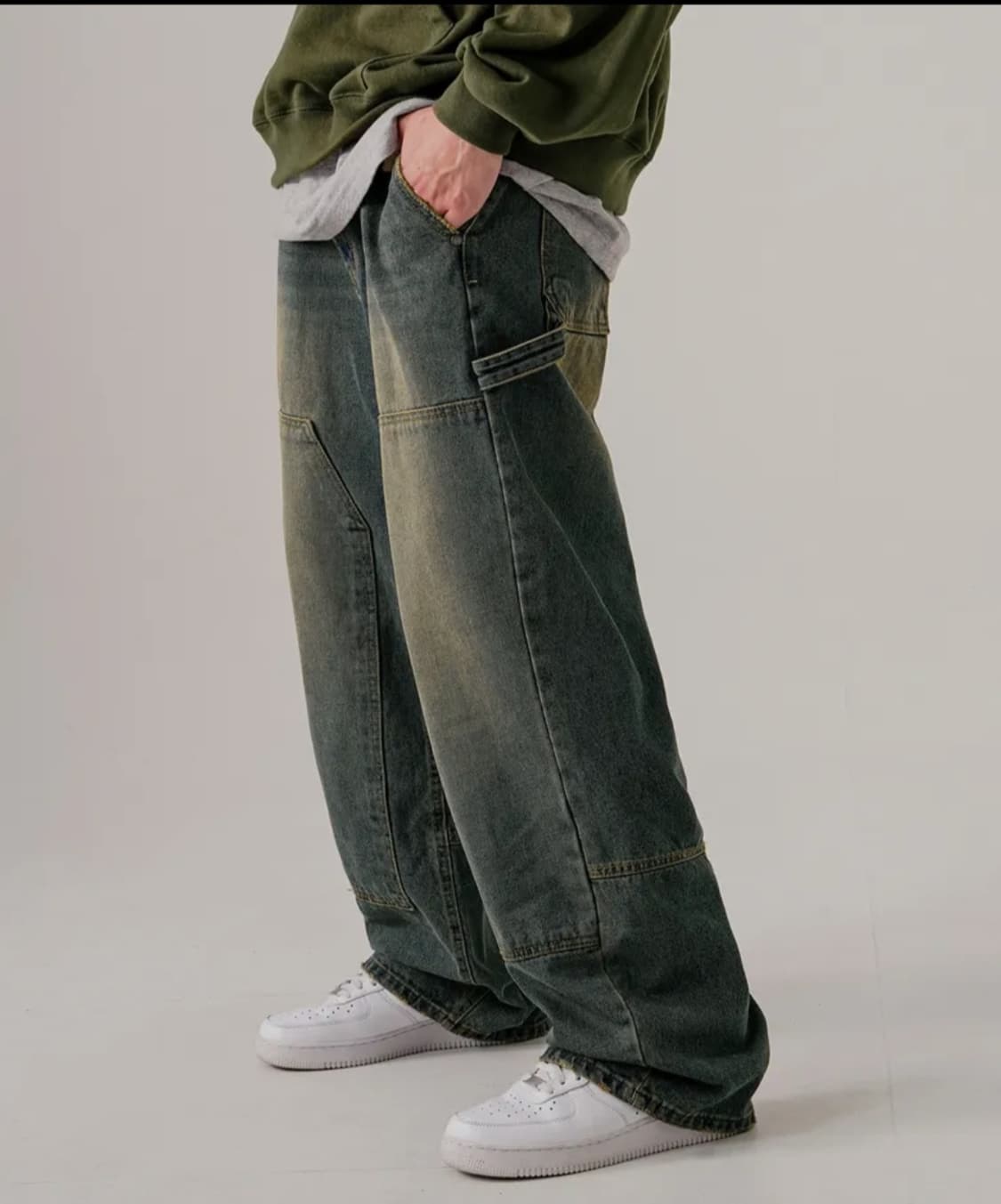 에즈카톤 카펜터 데님 팬츠(빈티지 블루) 상품이미지1