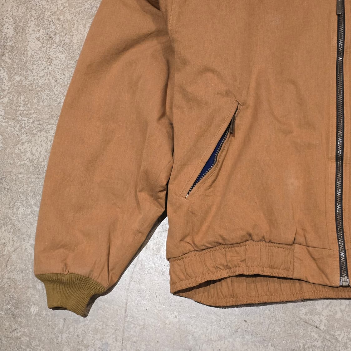80s 엘엘빈 캔버스 코튼 울 블랭킷 웜업 워크자켓 MADE IN USA 상품이미지4