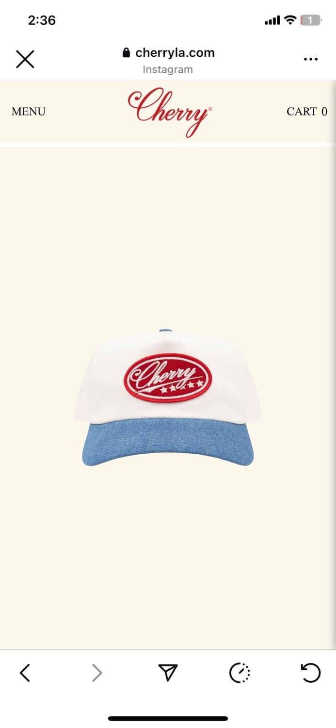 Cherry LA 5스타 5패널캡 상품이미지1