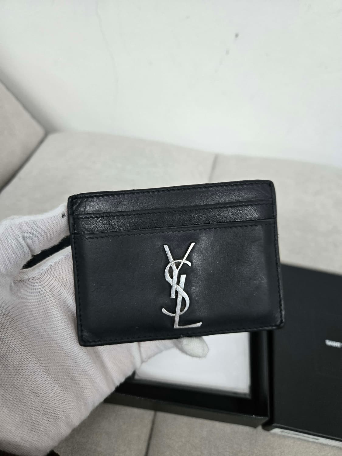 [보증서 정품] 입생로랑 은장 카드지갑 상품이미지4