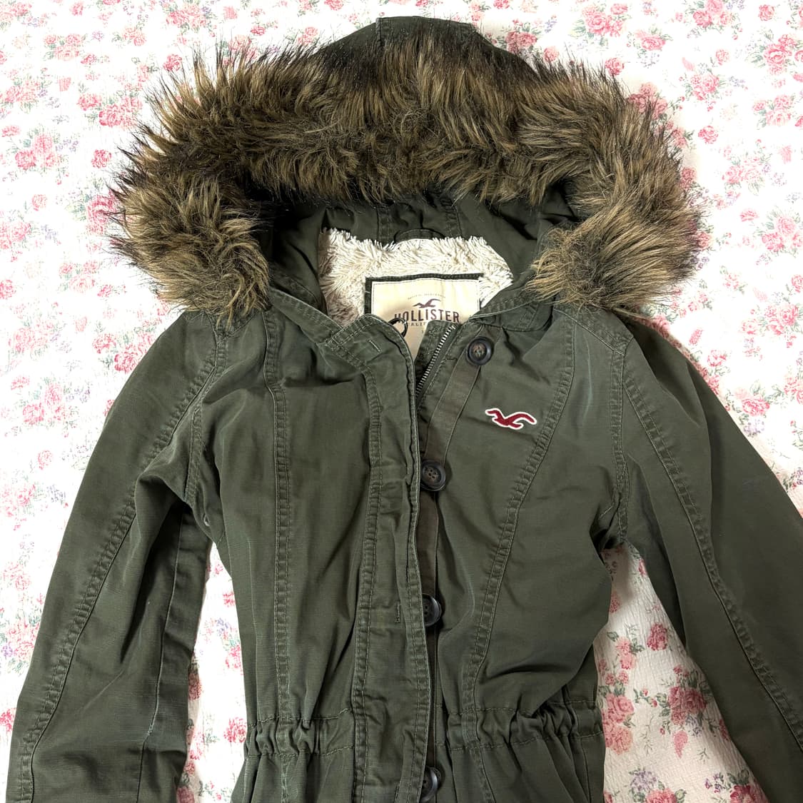홀리스터 야상 카키 기모 자켓 상품이미지1