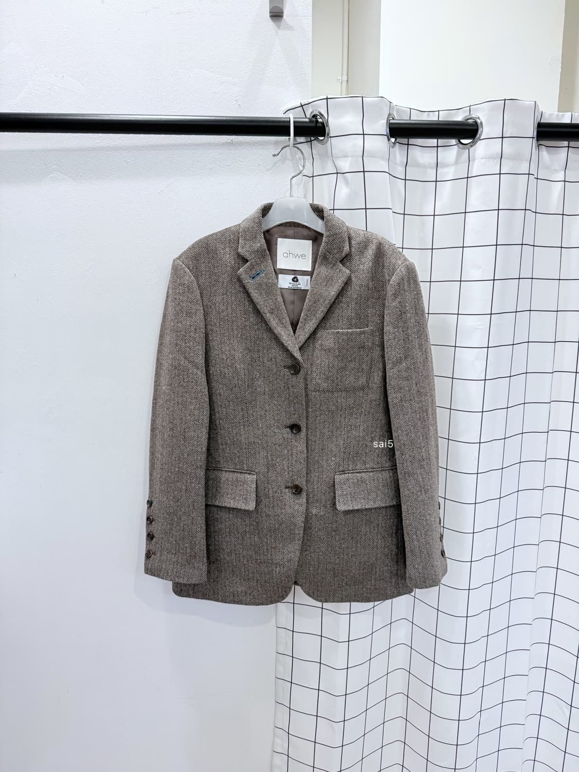 ahwe 아위 헤링본 울자켓 상품이미지2