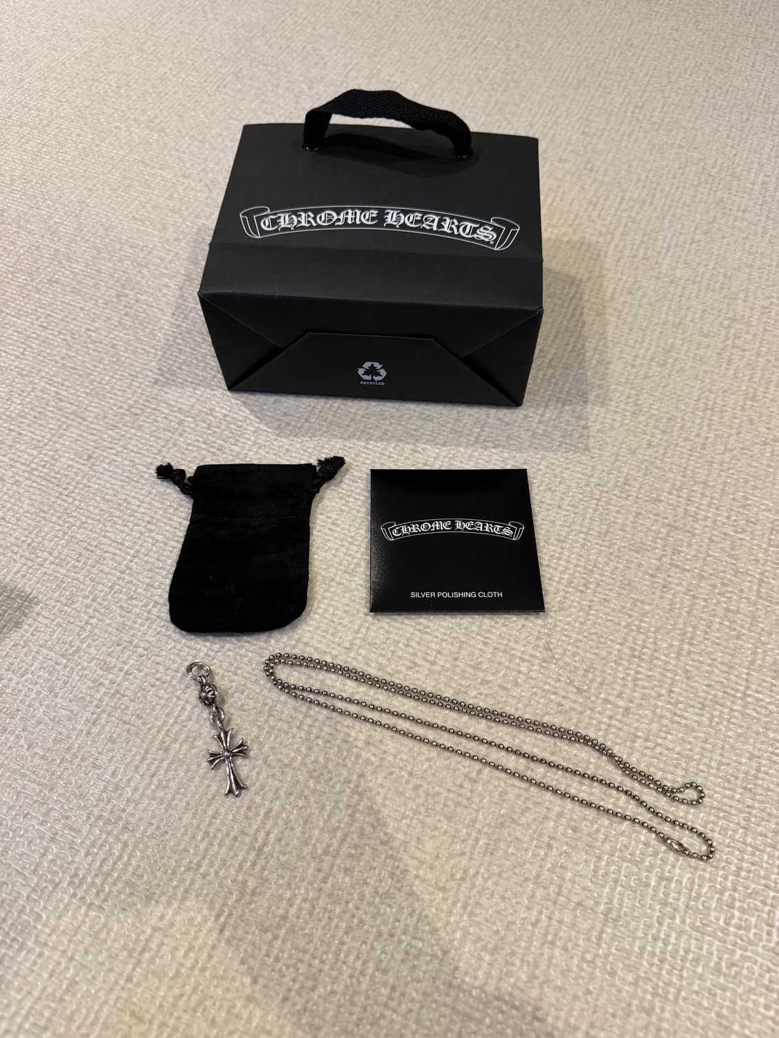 크롬하츠 원볼 타이니 펜던트+볼체인 30인치 상품이미지1