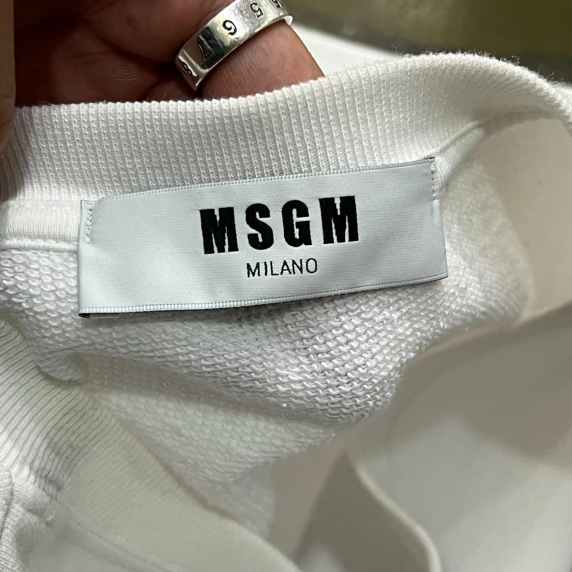  msgm 로고 맨투맨 y12290 상품이미지7