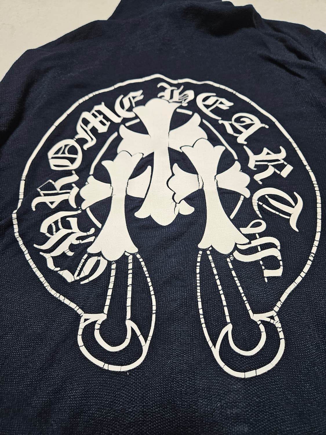 [M] 크롬하츠 홀스슈 세메터리 니트집업 상품이미지2