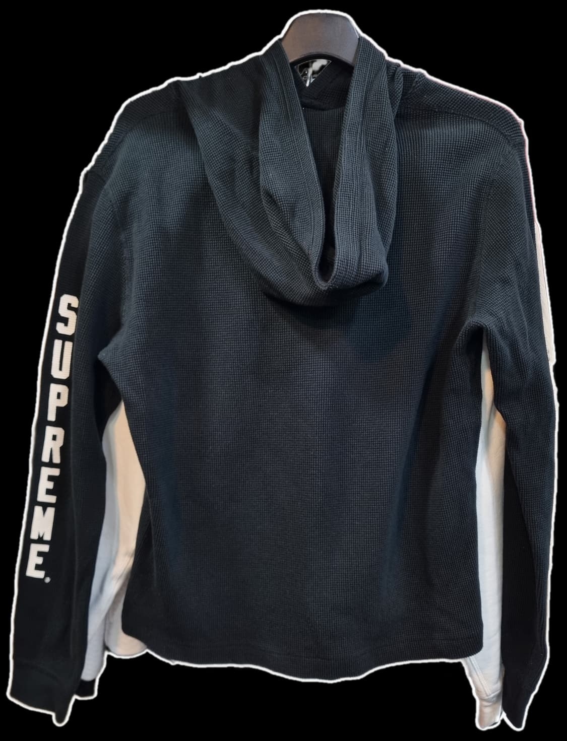 슈프림 블랙 후드티 M 상품이미지2