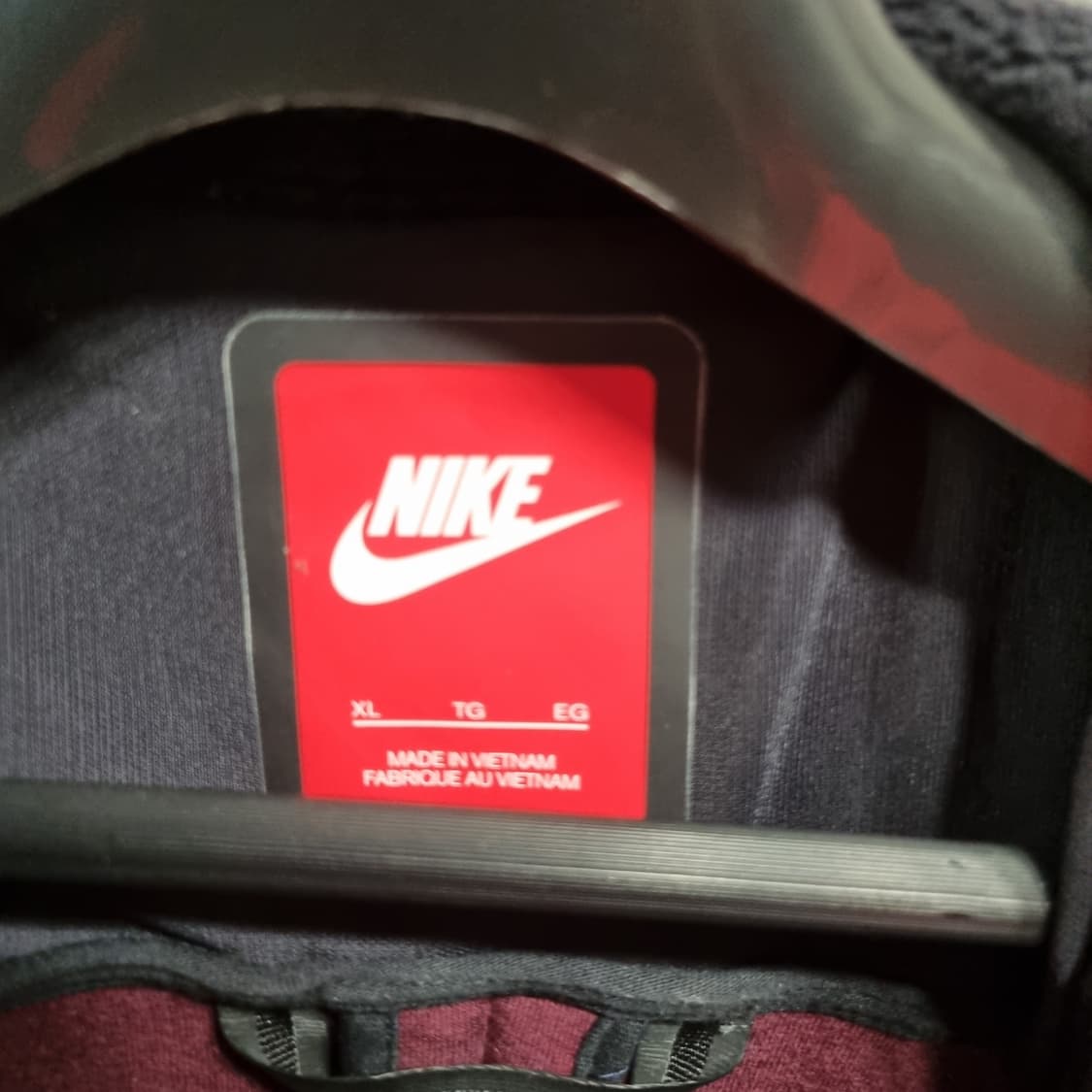 나이키 테크 플리스 롱후드집업 버건디 상품이미지4