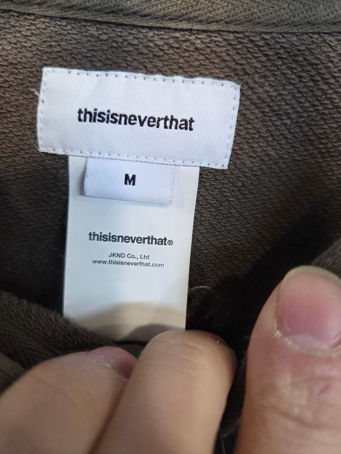 디스이즈네버댓 arc 후드집업 m 상품이미지4