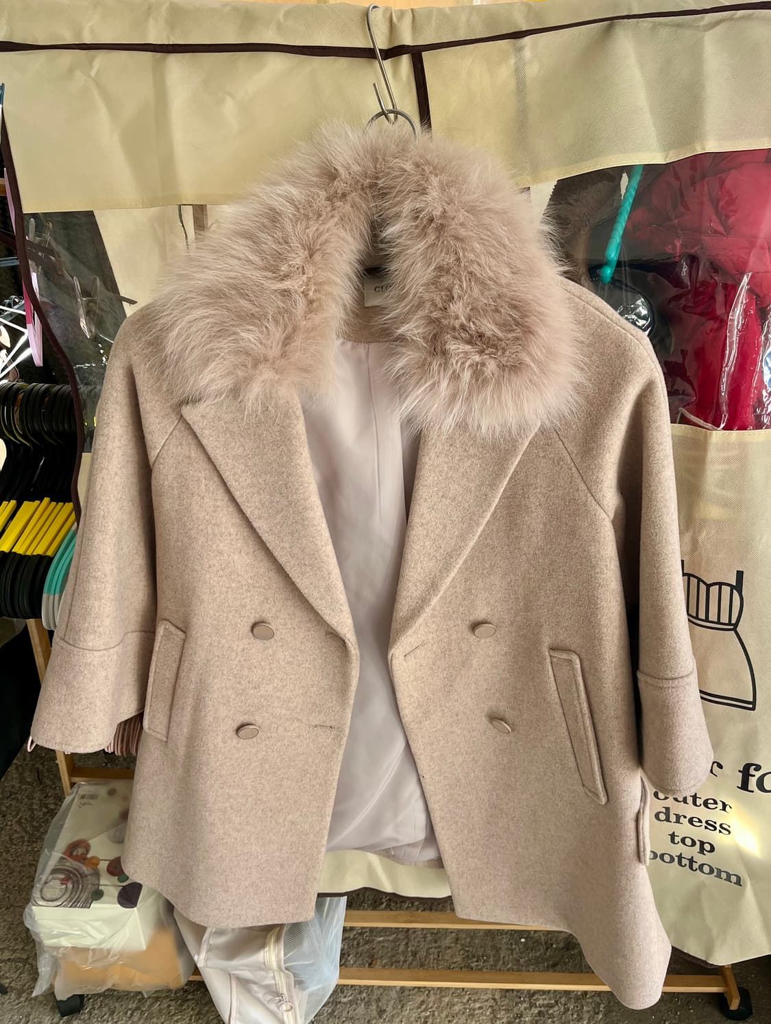 CLOVIS 여우모피 코트 85사이즈 상품이미지2