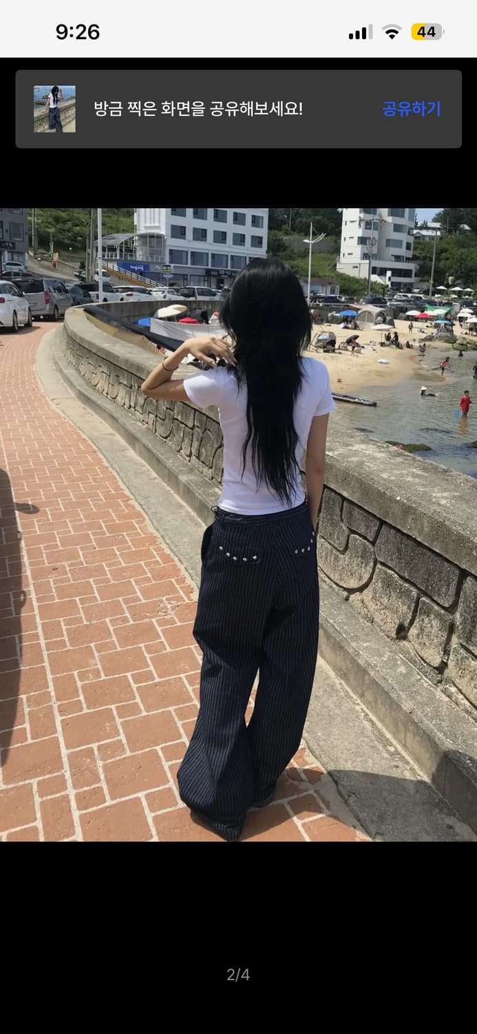 탄산마그네슘 코튼 와이드 팬츠 상품이미지4