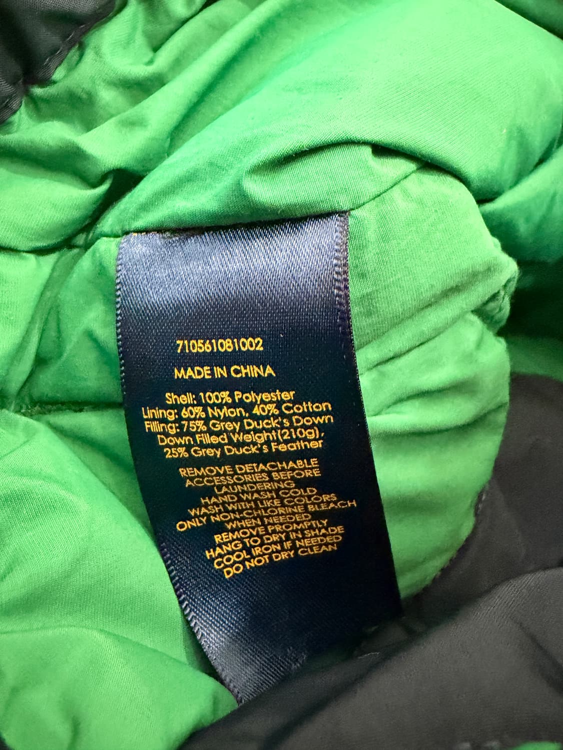 폴로 랄프로렌 후드 덕다운 패딩 조끼 상품이미지6