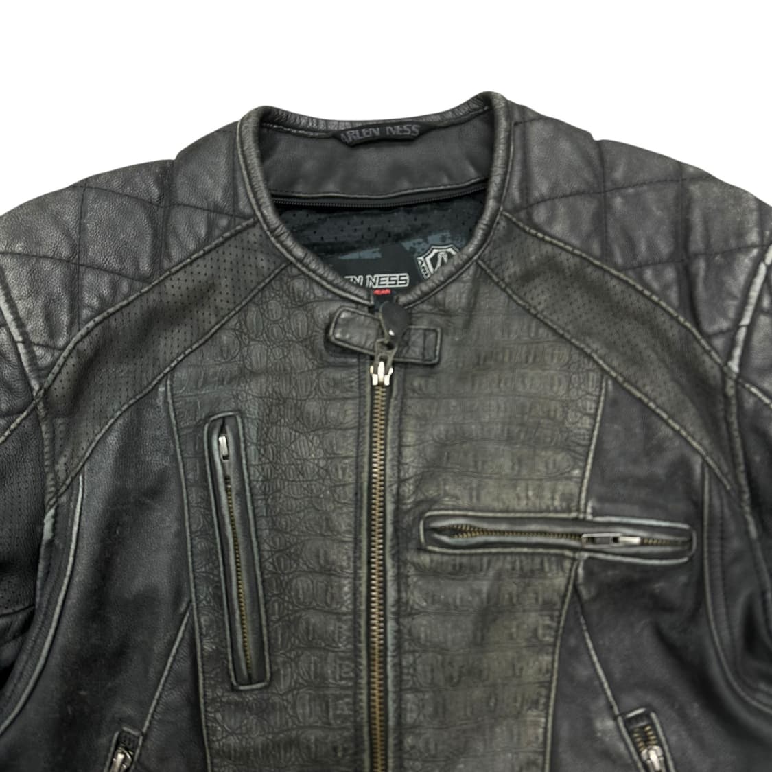 알렌네즈 바이커 가죽자켓 상품이미지2