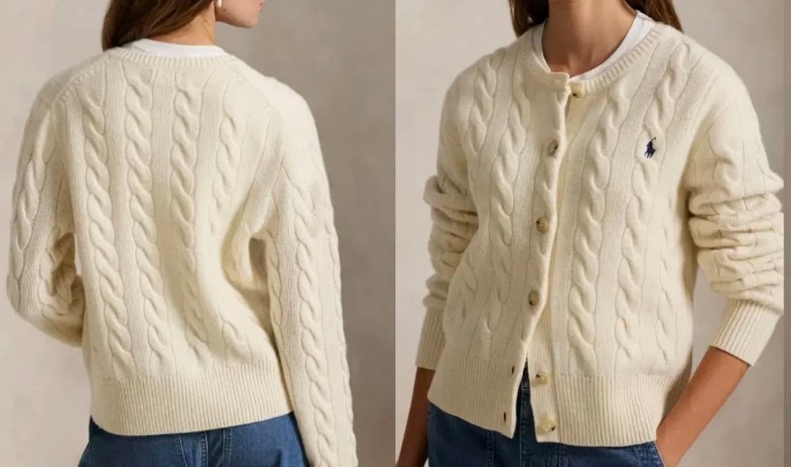 🔥[새상품/정품]🔥 폴로 여성 울 캐시미어 가디건 3color 상품이미지2