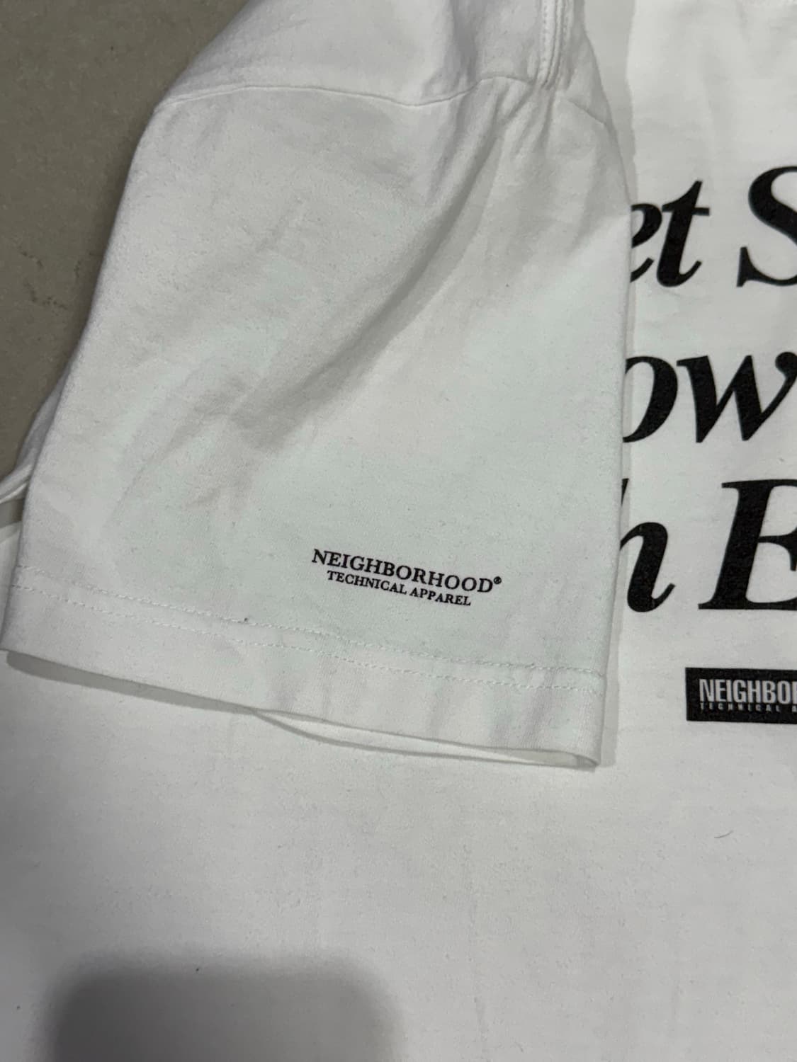 네이버후드 길거리 지식 낮은 지능 높은 에너지 반팔 티셔츠 상품이미지4