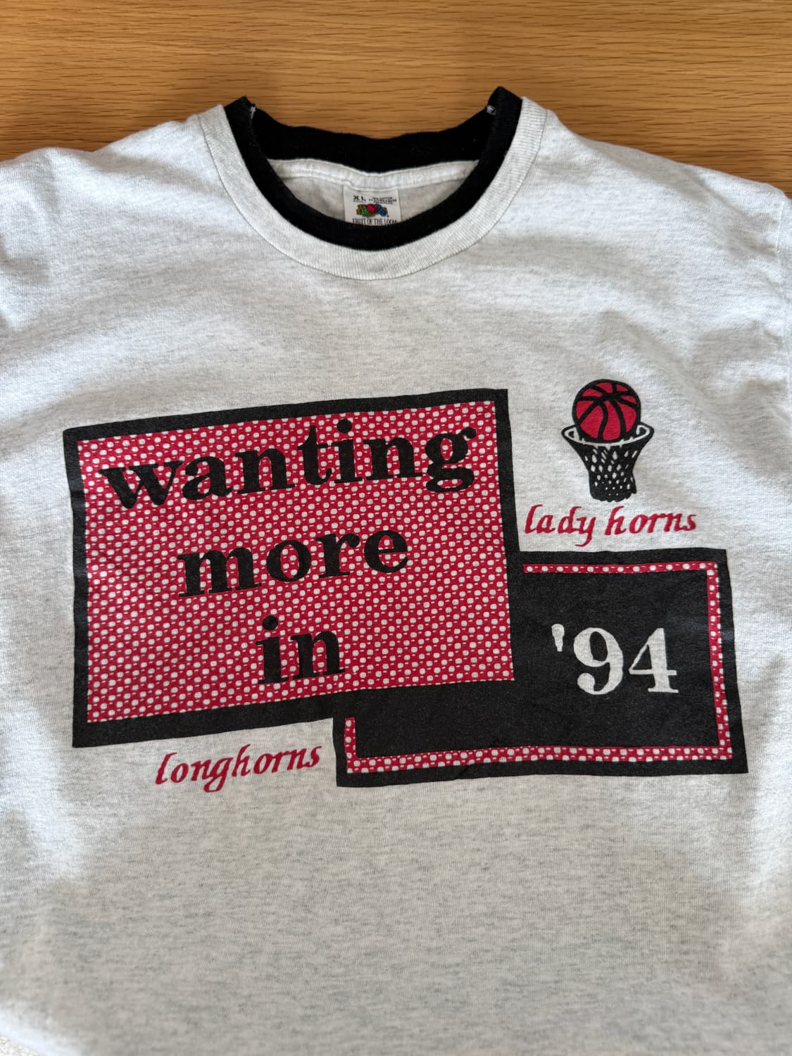 미제 프룻오브더룸 링거 반팔 티셔츠(U.S.A) 상품이미지4