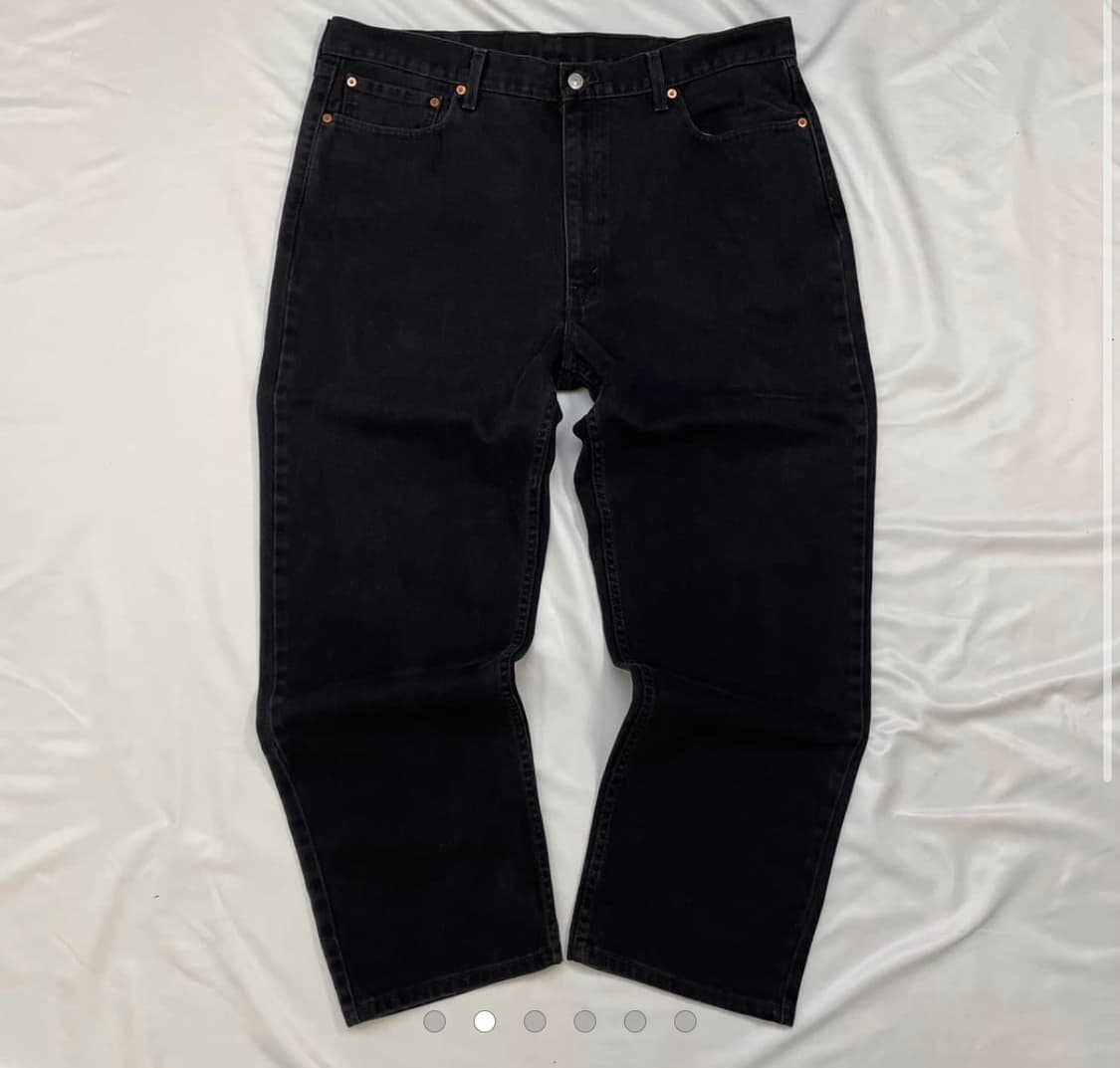 [40x30] 10s 리바이스 550 베이지탭 블랙 상품이미지2