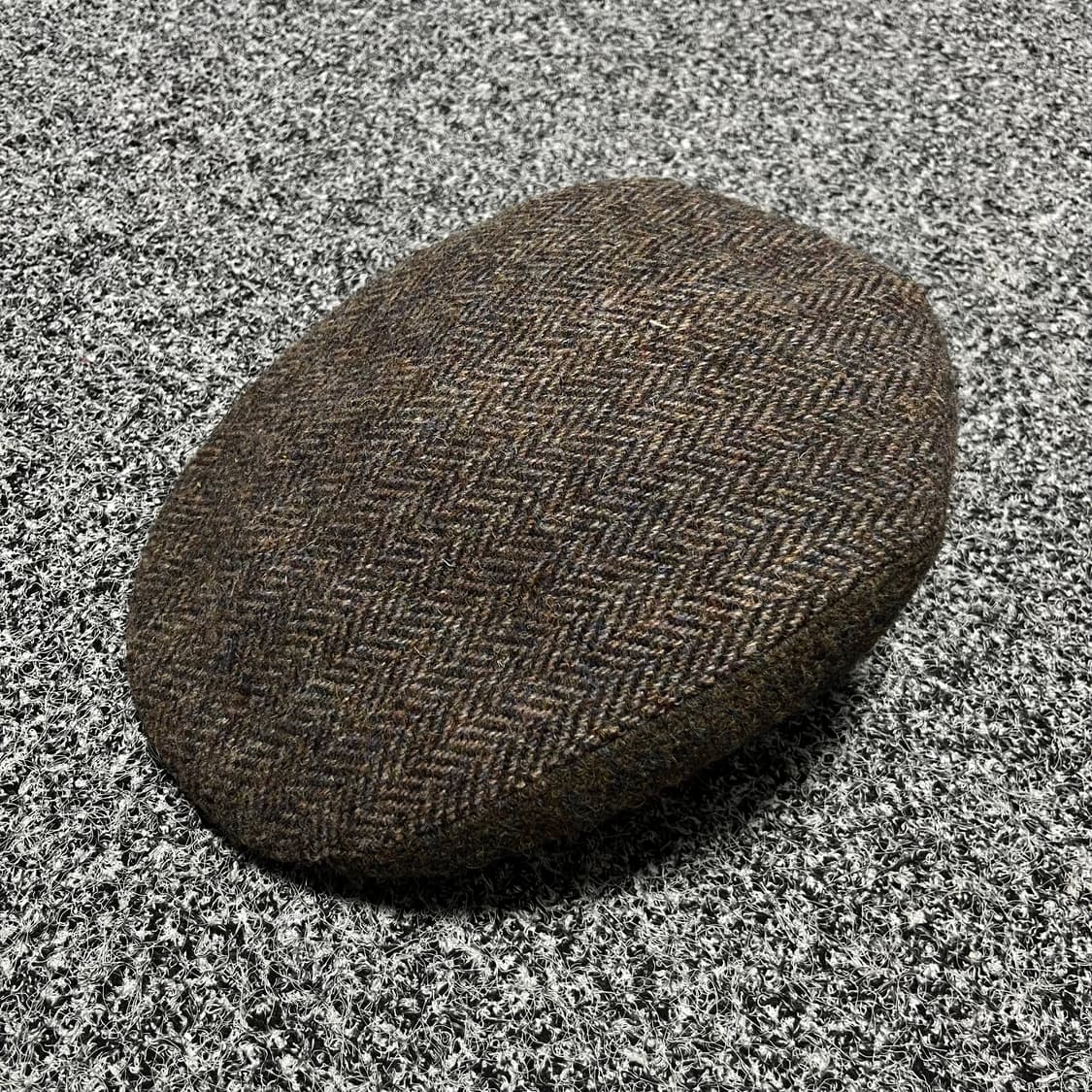 해리스트위드 헤링본 헌팅캡 브라운 모자 상품이미지1