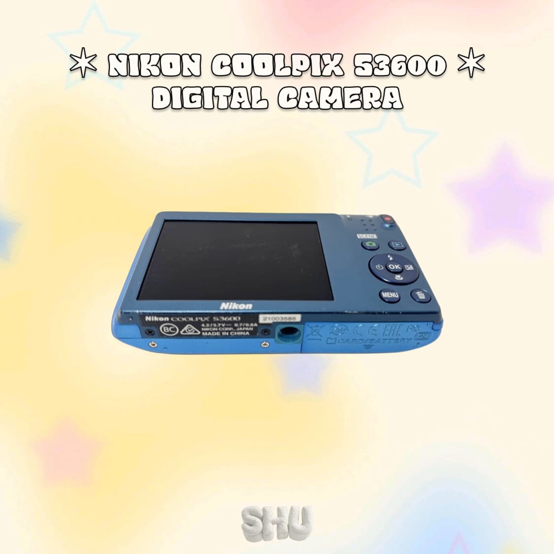 니콘 쿨픽스 S3600 빈티지 디카 블루 상품이미지9