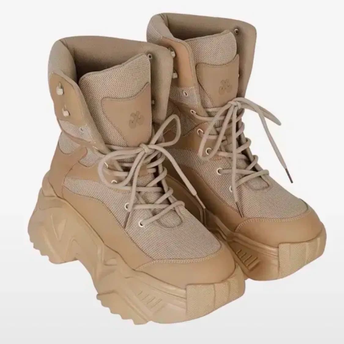 (240) 와이이이엘 yeel leey 플랫폼 부츠 베이지 상품이미지1