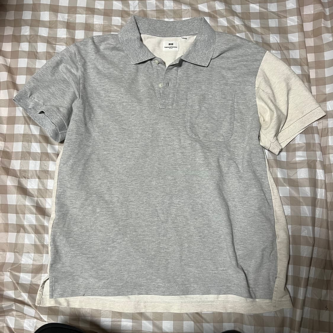 유니클로 엔지니어가먼츠 반팔카라티 XL 반팔 PK 폴로티 상품이미지1