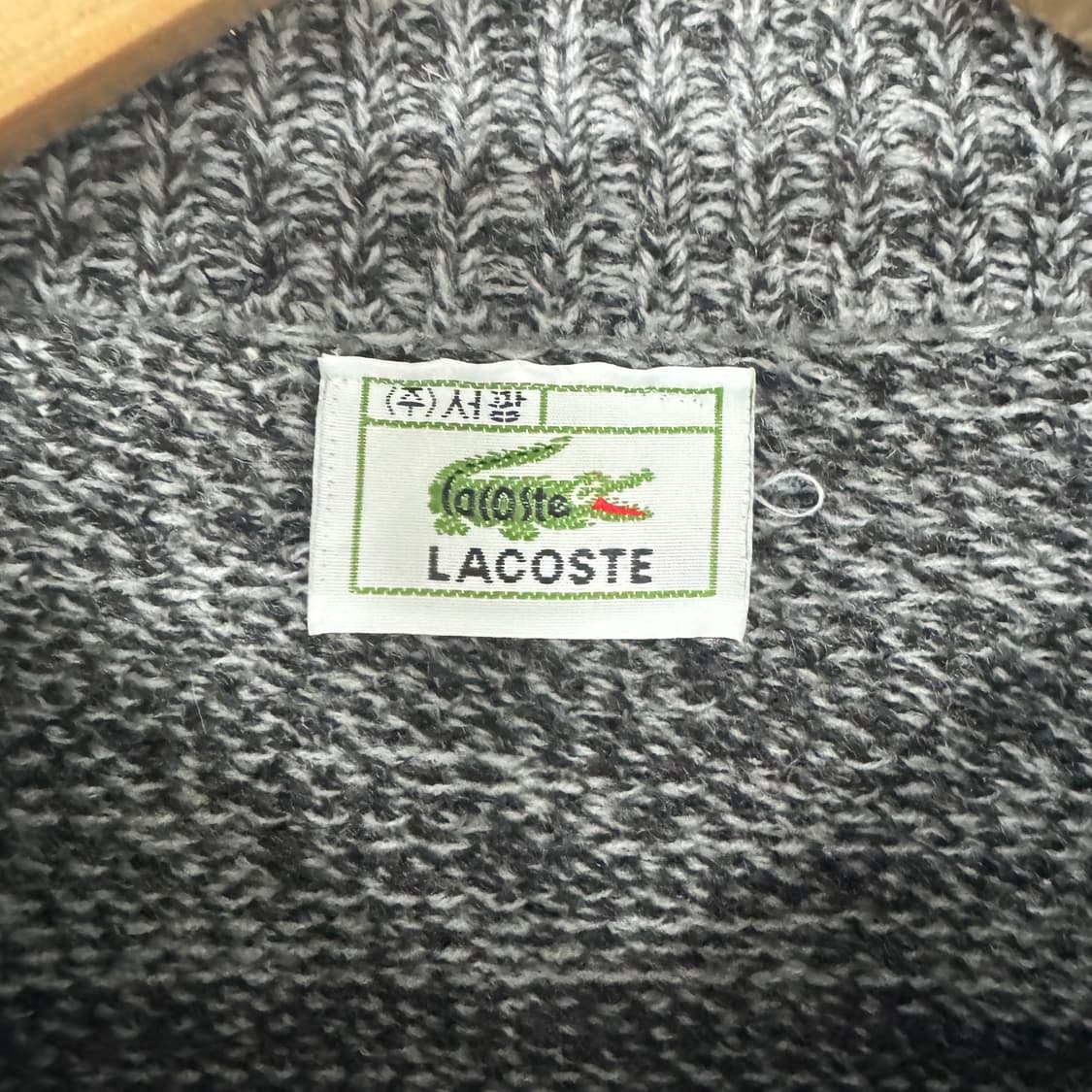 라코스테 로고 울니트 상품이미지3