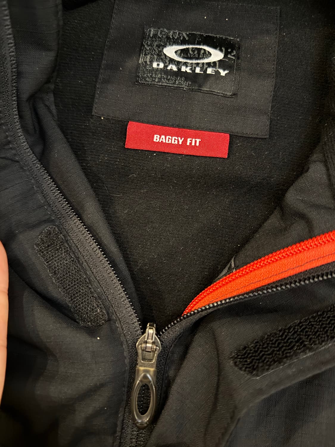 00s 오클리 아카이브 고프코어 바람막이 블랙 상품이미지5