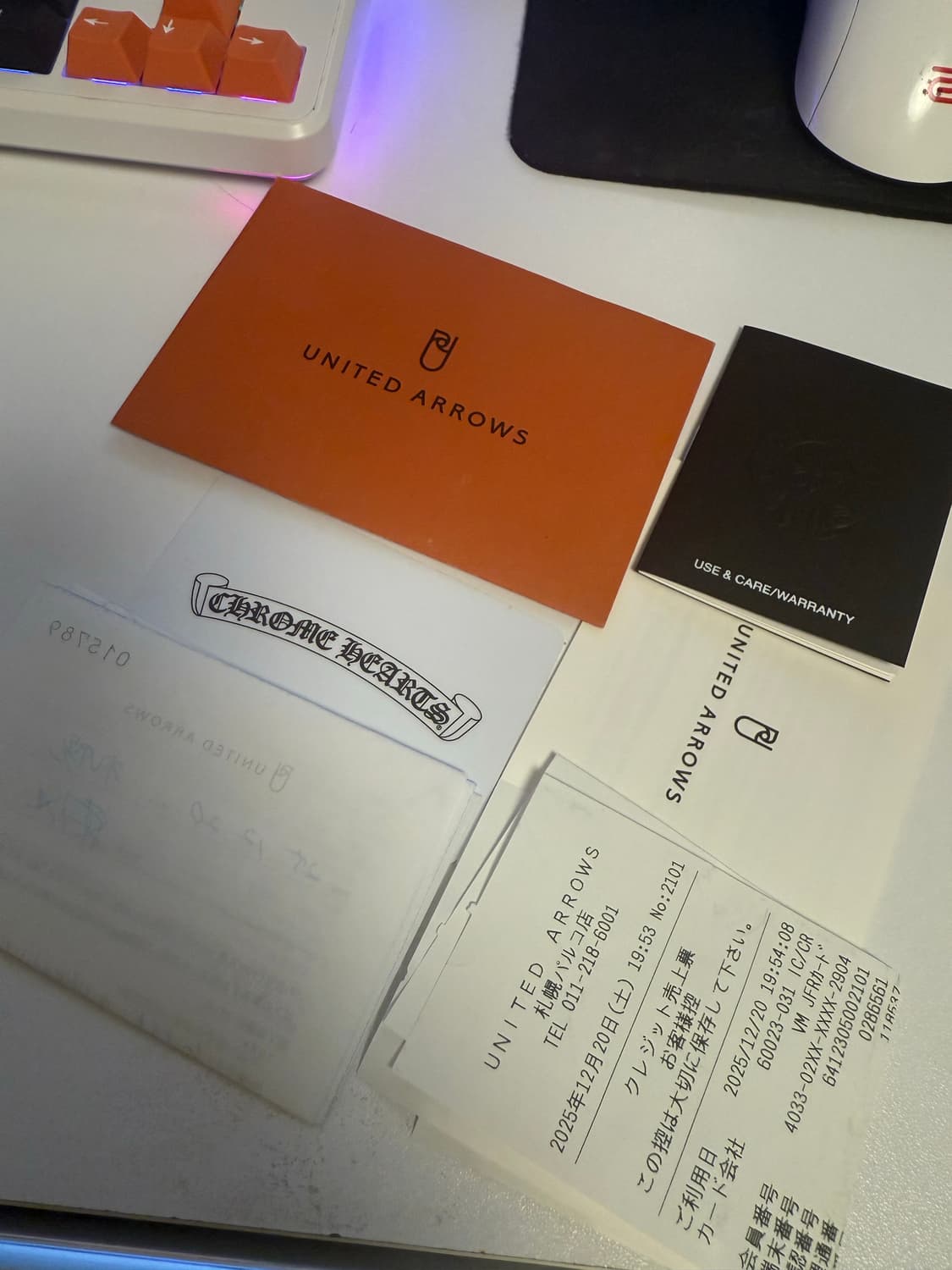 크롬하츠 지티아니 (기튼애니) ? - A BK 실버 뿔테 안경 새상품 상품이미지4