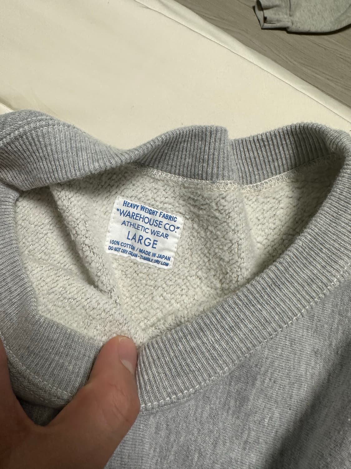 웨어하우스 483 plain grey L 상품이미지2