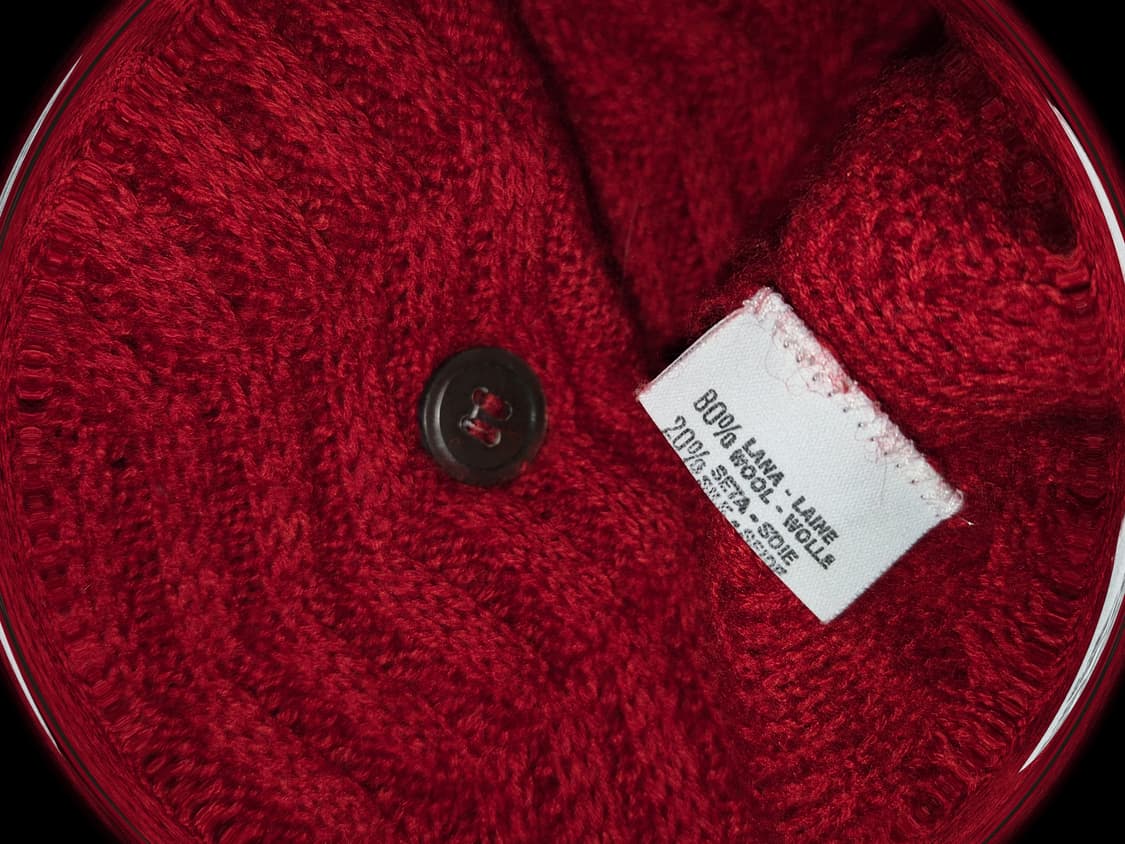 Vintage Cherry Wool knit Cardigan 상품이미지3