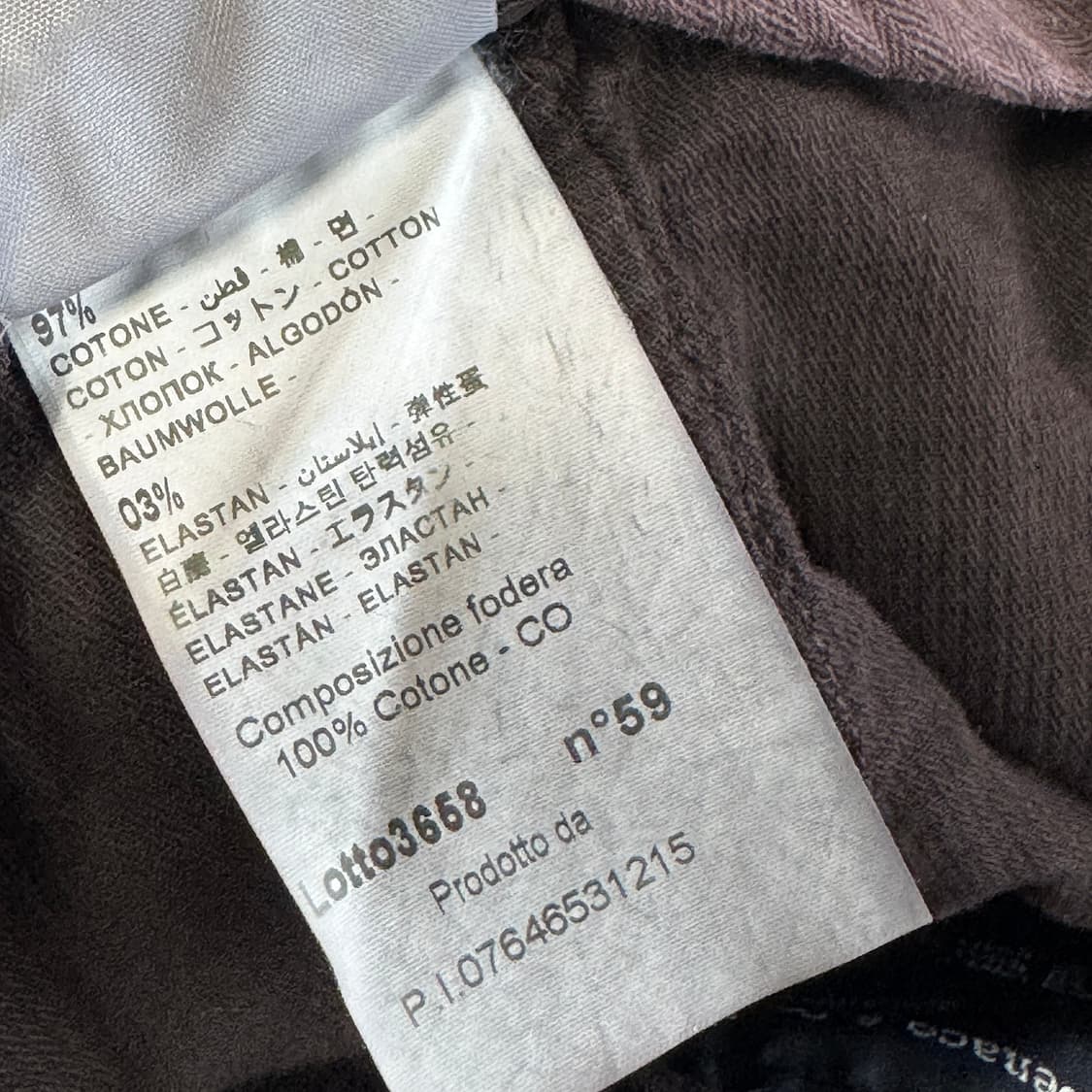 베나코앤폰타나 코듀로이 팬츠 상품이미지5