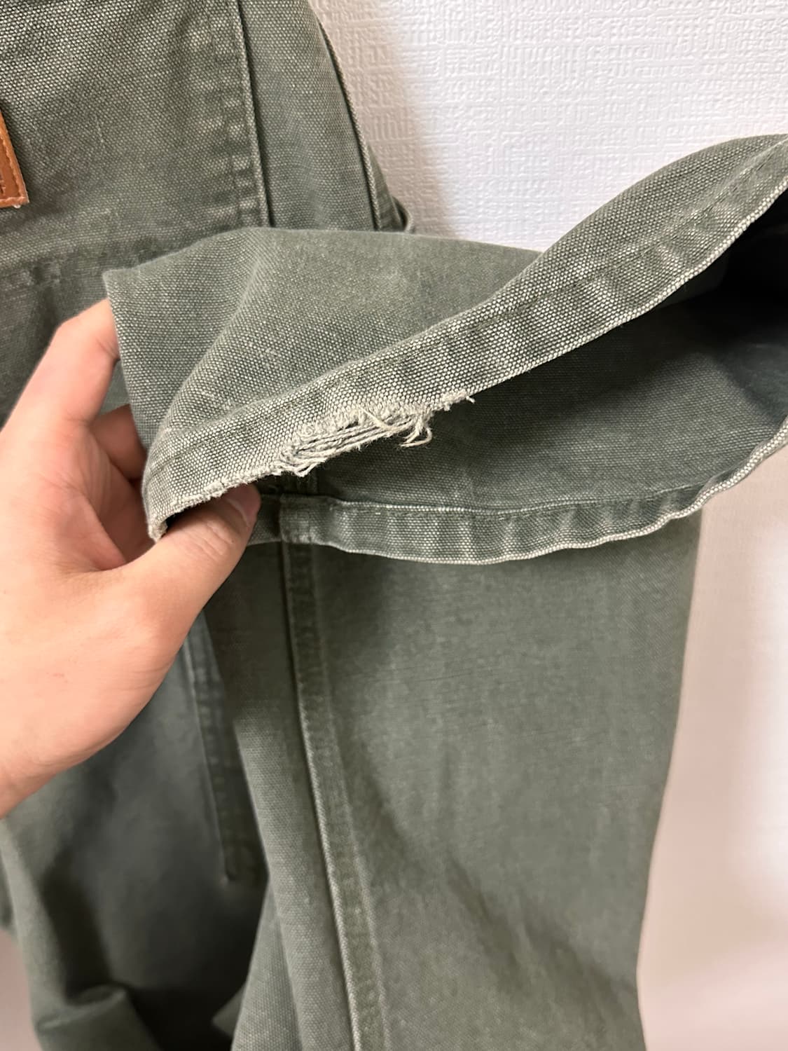 칼하트 빈티지 b11 카펜터 워크 팬츠 모스그린 34-36 상품이미지4