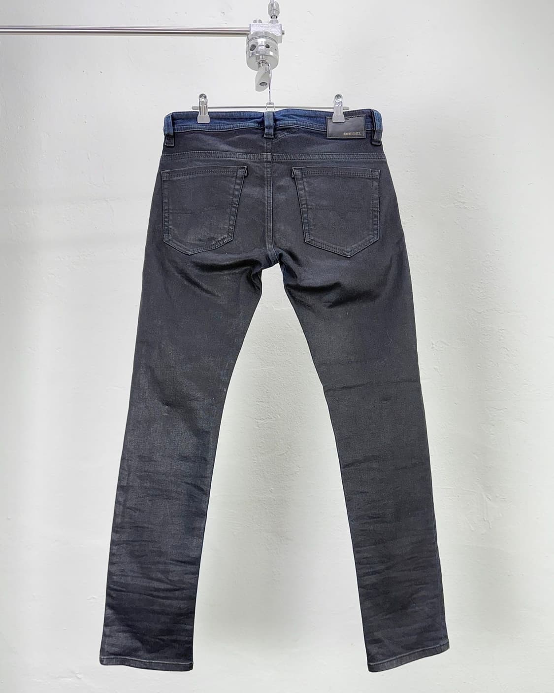 디젤 투 페이스 플랙 블루 왁스 코티드 데님 팬츠 상품이미지6